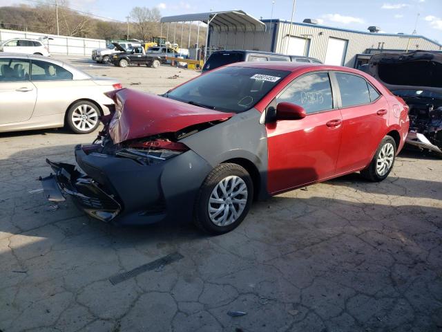 TOYOTA COROLLA L 2017 with VIN 5YFBURHE1HP709927 - Photo from auction