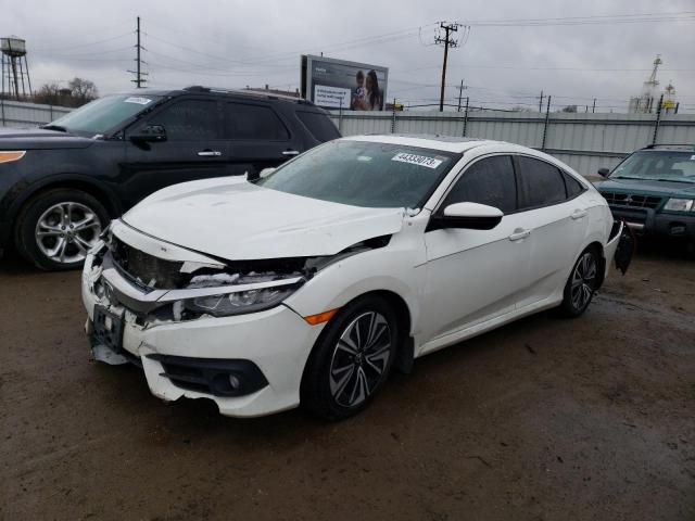 HONDA CIVIC EX 2018 with VIN JHMFC1F32JX027491 - Photo from auction