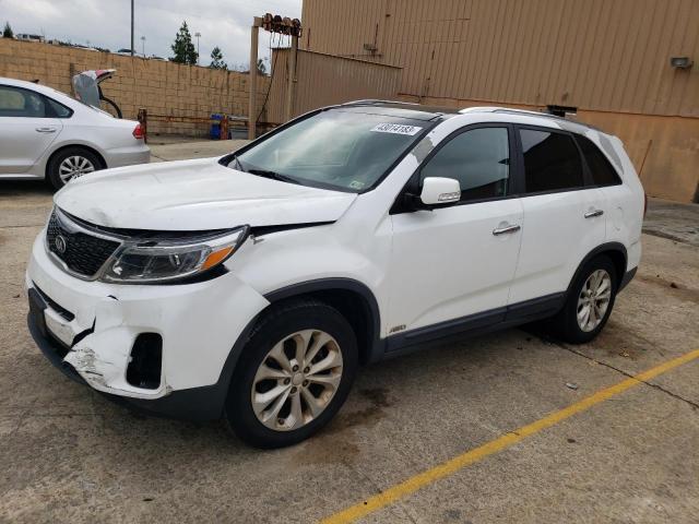 KIA SORENTO EX 2014 with VIN 5XYKUDA71EG502307 - Photo from auction