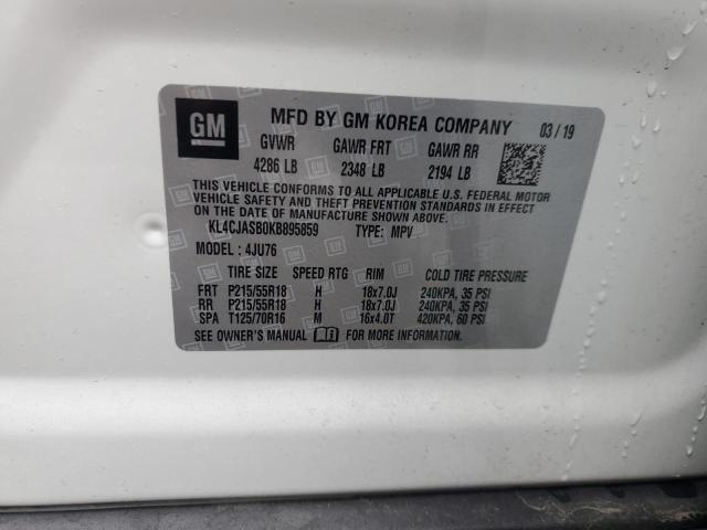 Photo 14 from auction – 2019 BUICK ENCORE PRE with VIN KL4CJASB0KB895859