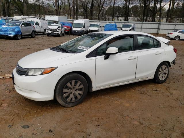 HONDA CIVIC LX 2012 with VIN 19XFB2F5XCE389728 - Photo from auction