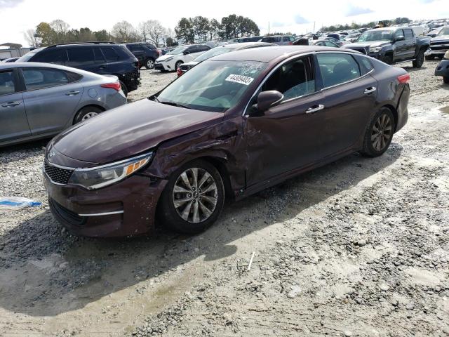 KIA OPTIMA EX 2016 with VIN 5XXGU4L3XGG072378 - Photo from auction