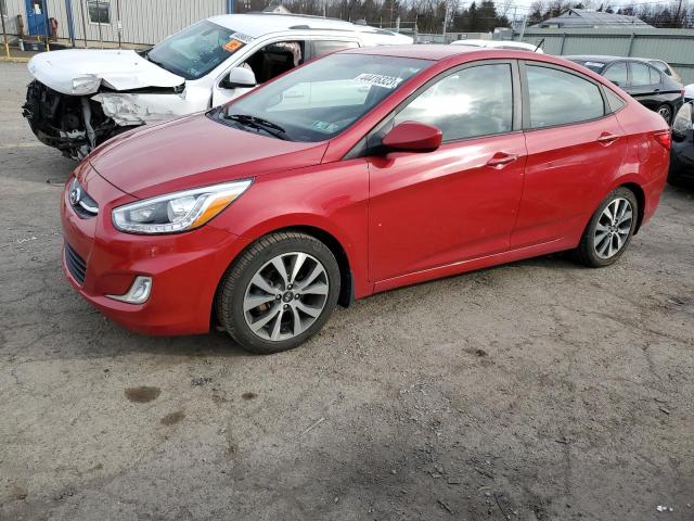 HYUNDAI ACCENT SE 2016 with VIN KMHCU4AEXGU165166 - Photo from auction