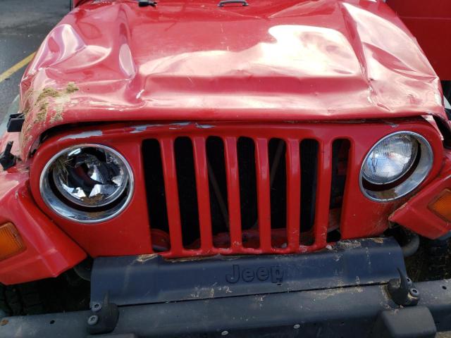 Photo 11 from auction – 1998 JEEP WRANGLER / with VIN 1J4FY19S9WP754702