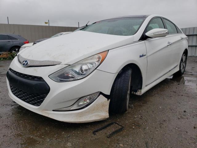 HYUNDAI SONATA HYB 2012 with VIN KMHEC4A47CA058347 - Photo from auction