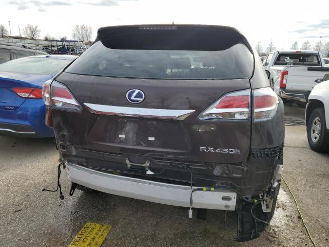Photo 6 from auction – 2013 LEXUS RX 450 with VIN JTJBC1BA4D2451953