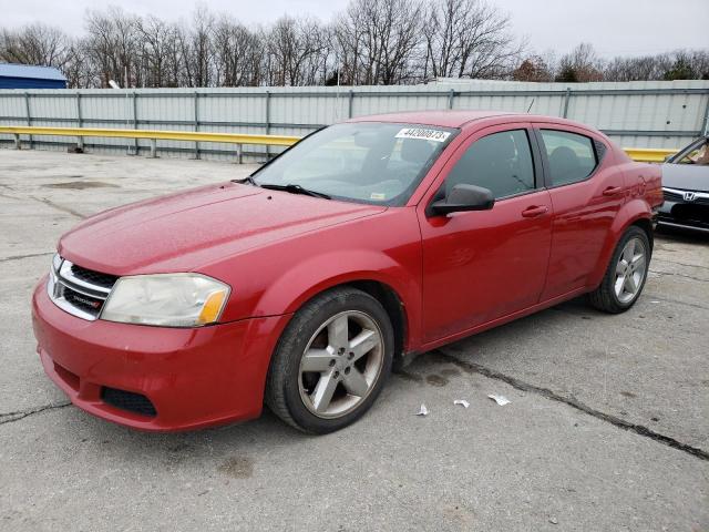 DODGE AVENGER SE 2013 with VIN 1C3CDZAB6DN616403 - Photo from auction