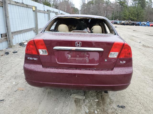 Photo 6 from auction – 2003 HONDA CIVIC LX with VIN 2HGES165X3H514979