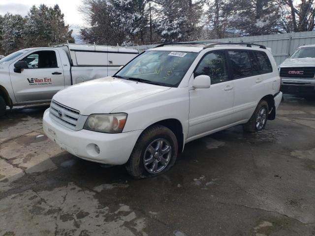 TOYOTA HIGHLANDER 2007 with VIN JTEEP21A770216695 - Photo from auction