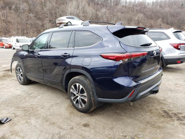 Photo 2 from auction – 2021 TOYOTA HIGHLANDER with VIN 5TDHBRCHXMS533429
