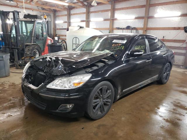 HYUNDAI GENESIS 4. 2009 with VIN KMHGC46F09U032196 - Photo from auction