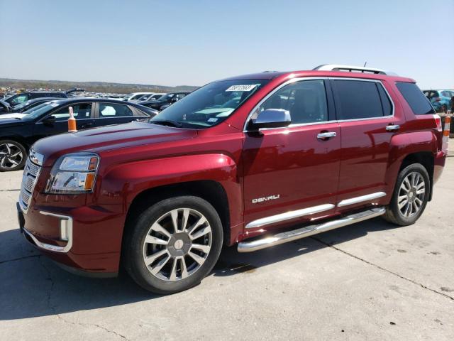GMC TERRAIN DE 2016 with VIN 2GKFLRE38G6215723 - Photo from auction