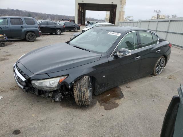INFINITI Q50 BASE 2014 with VIN JN1BV7AR3EM698008 - Photo from auction