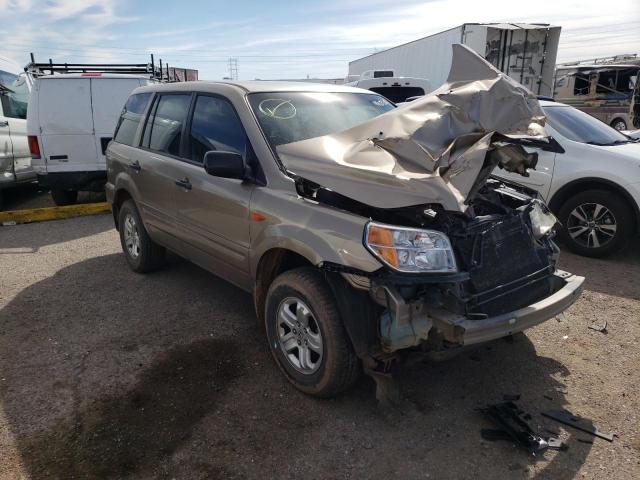 Photo 4 from auction – 2007 HONDA PILOT LX with VIN 2HKYF18137H536460