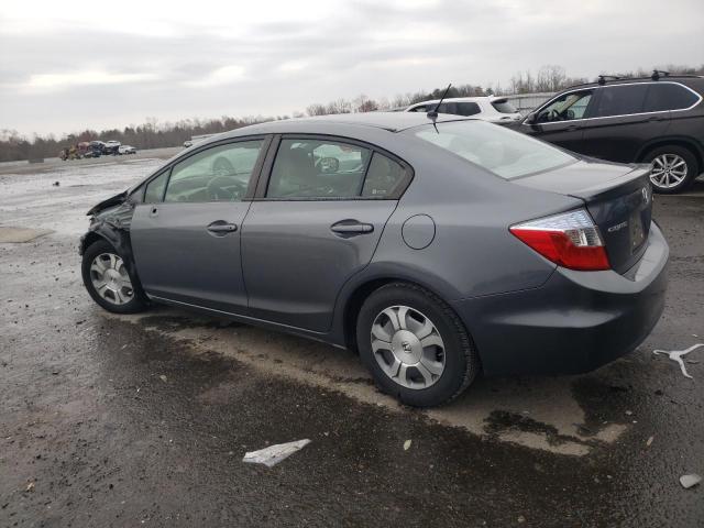 Photo 2 from auction – 2012 HONDA CIVIC HYBR with VIN JHMFB4F20CS011379