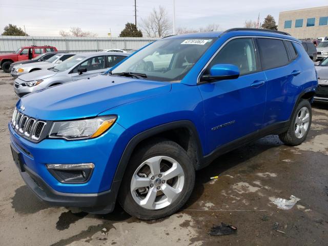JEEP COMPASS LA 2019 with VIN 3C4NJDBB0KT602167 - Photo from auction