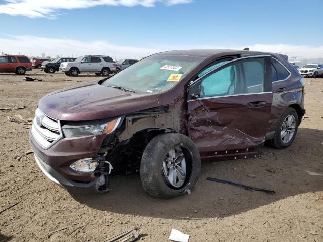 FORD EDGE SEL 2018 with VIN 2FMPK3J96JBC32444 - Photo from auction