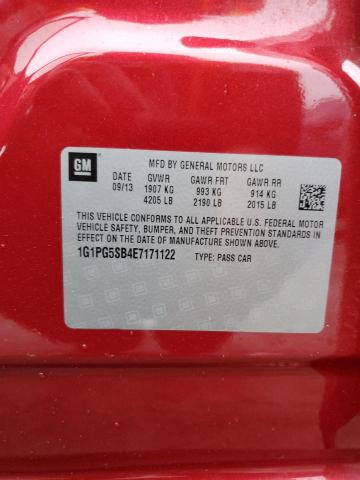 Photo 10 from auction – 2014 CHEVROLET CRUZE LTZ with VIN 1G1PG5SB4E7171122