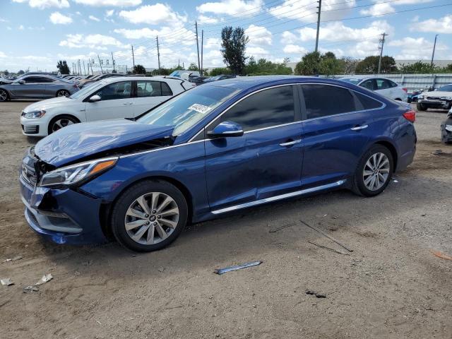 HYUNDAI SONATA SPO 2017 with VIN 5NPE34AF3HH545986 - Photo from auction