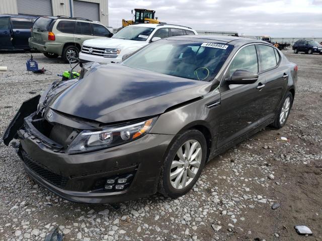 KIA OPTIMA EX 2014 مع رقم تعريف المركبة 5XXGN4A71EG268158 - صورة من المزاد