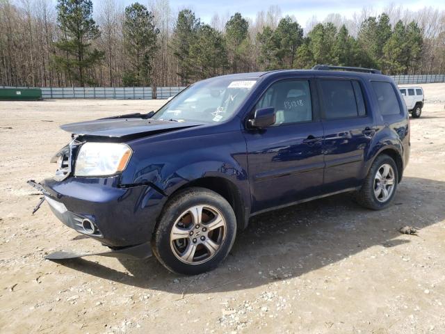 HONDA PILOT EXL 2015 with VIN 5FNYF3H55FB017387 - Photo from auction