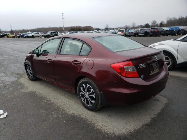 Photo 2 from auction – 2012 HONDA CIVIC LX with VIN 19XFB2F52CE330169