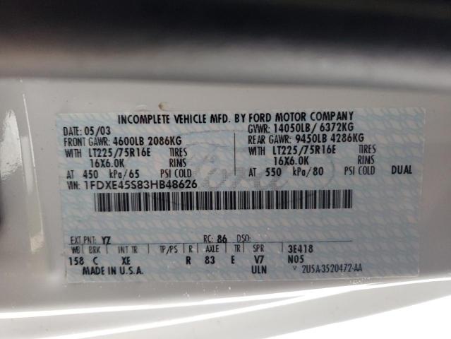 Photo 10 from auction – 2004 FORD ECONOLINE with VIN 1FDXE45S83HB48626