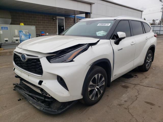 TOYOTA HIGHLANDER 2021 with VIN 5TDGBRCHXMS525178 - Photo from auction