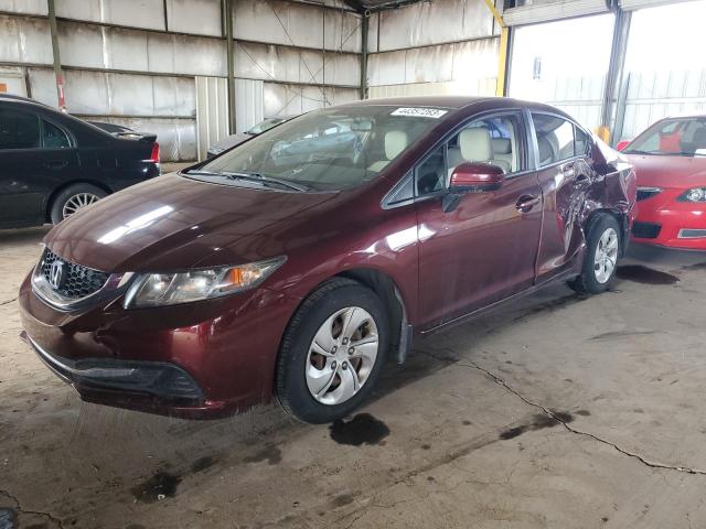 HONDA CIVIC LX 2014 with VIN 19XFB2F52EE075638 - Photo from auction