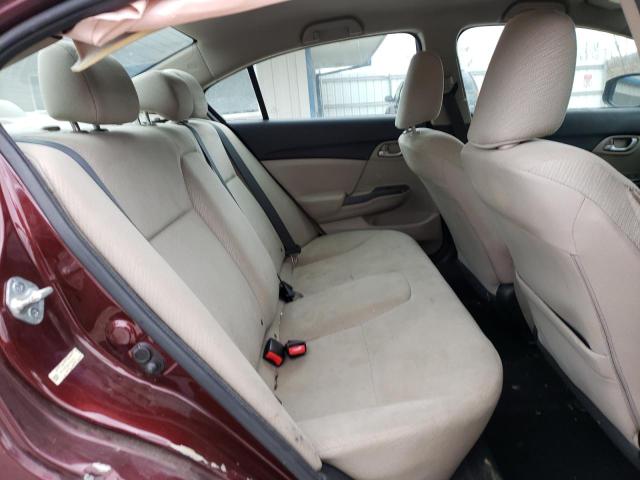 Photo 10 from auction – 2013 HONDA CIVIC LX with VIN 19XFB2F58DE025793