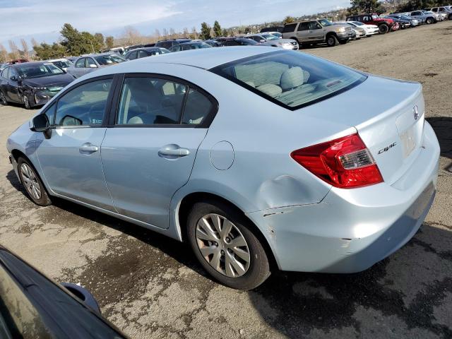 Photo 2 from auction – 2012 HONDA CIVIC LX with VIN 19XFB2F50CE326556