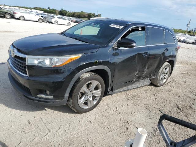 TOYOTA HIGHLANDER 2015 with VIN 5TDDKRFH8FS186325 - Photo from auction