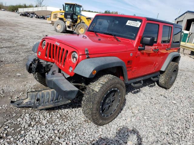 JEEP WRANGLER U 2015 with VIN 1C4BJWDG2FL549870 - Photo from auction