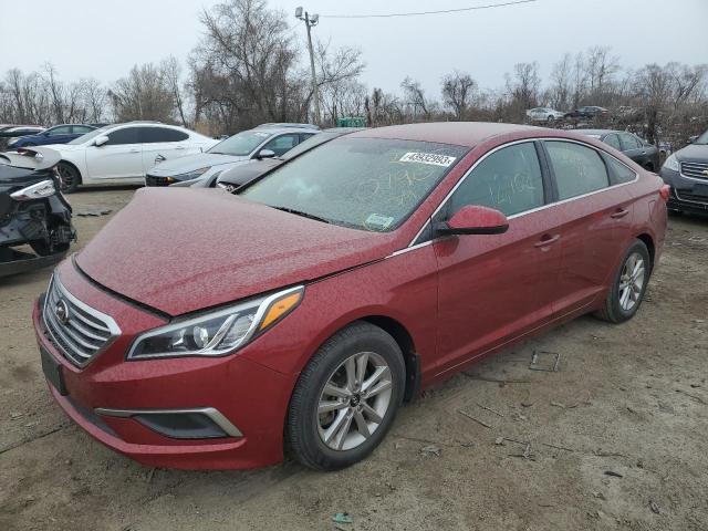 HYUNDAI SONATA SE 2016 with VIN 5NPE24AF7GH382289 - Photo from auction