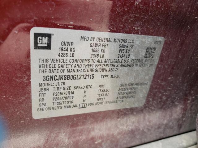 Photo 14 from auction – 2016 CHEVROLET TRAX LS with VIN 3GNCJKSB0GL212115
