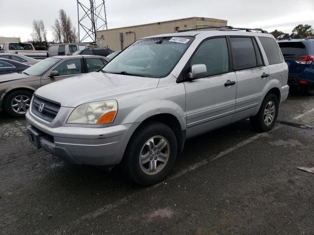HONDA PILOT EXL 2005 with VIN 2HKYF18655H569811 - Photo from auction