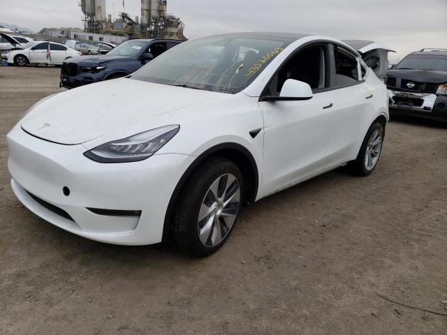 TESLA MODEL Y 2022 with VIN 7SAYGAEE8NF342297 - Photo from auction