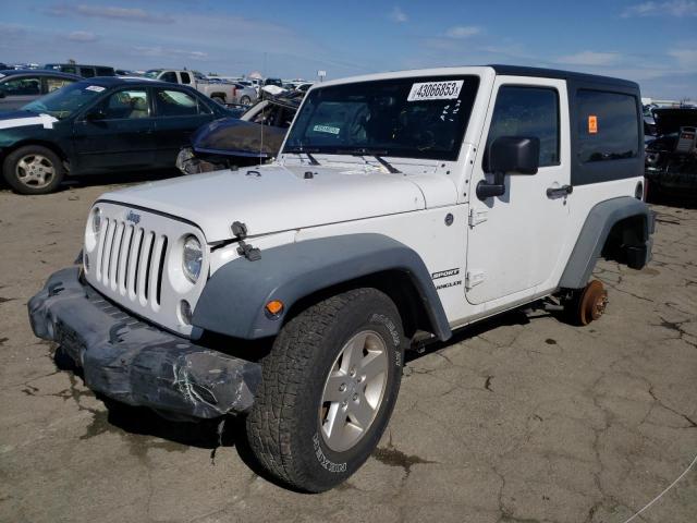 JEEP WRANGLER S 2014 with VIN 1C4AJWAGXEL176902 - Photo from auction