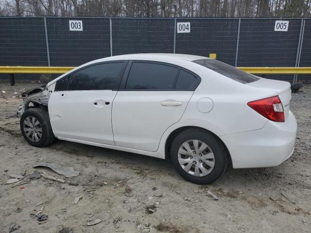 Photo 2 from auction – 2012 HONDA CIVIC LX with VIN 2HGFB2F51CH607271