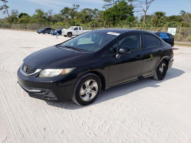 HONDA CIVIC LX 2013 with VIN 19XFB2F52DE290581 - Photo from auction