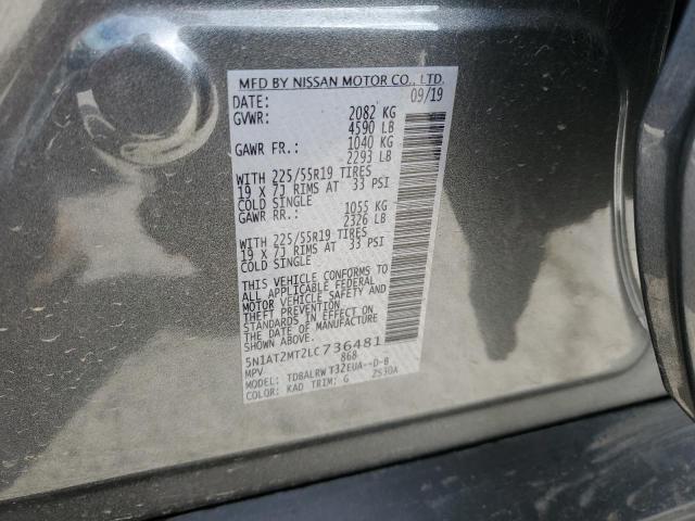 Photo 14 from auction – 2020 NISSAN ROGUE S with VIN 5N1AT2MT2LC736481