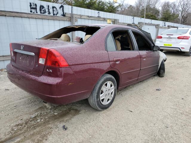 Photo 3 from auction – 2003 HONDA CIVIC LX with VIN 2HGES165X3H514979