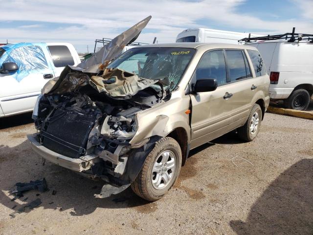 HONDA PILOT LX 2007 with VIN 2HKYF18137H536460 - Photo from auction