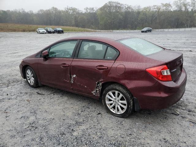 Photo 2 from auction – 2012 HONDA CIVIC EX with VIN 19XFB2F87CE390670