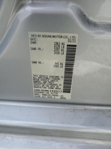 Photo 10 from auction – 2021 NISSAN ALTIMA SV with VIN 1N4BL4DV8MN349922