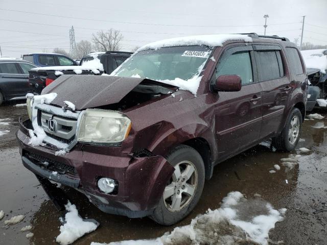 HONDA PILOT EXL 2011 with VIN 5FNYF4H59BB088673 - Photo from auction
