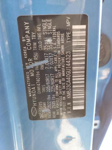Photo 14 from auction – 2016 HYUNDAI TUCSON LIM with VIN KM8J3CA40GU144323