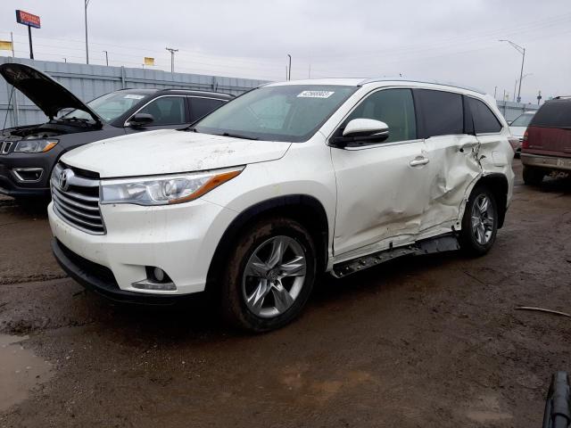 TOYOTA HIGHLANDER 2014 with VIN 5TDDKRFH2ES022910 - Photo from auction