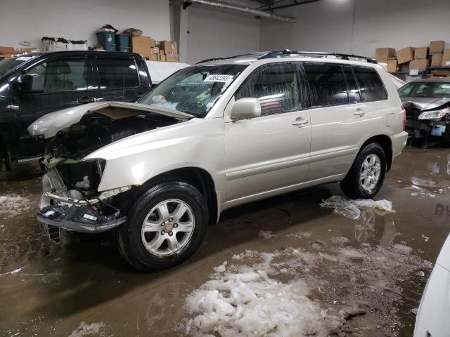 TOYOTA HIGHLANDER 2003 with VIN JTEGF21A630075396 - Photo from auction