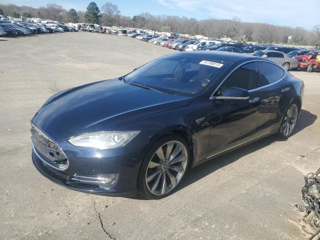 TESLA MODEL S 2014 with VIN 5YJSA1S11EFP59539 - Photo from auction